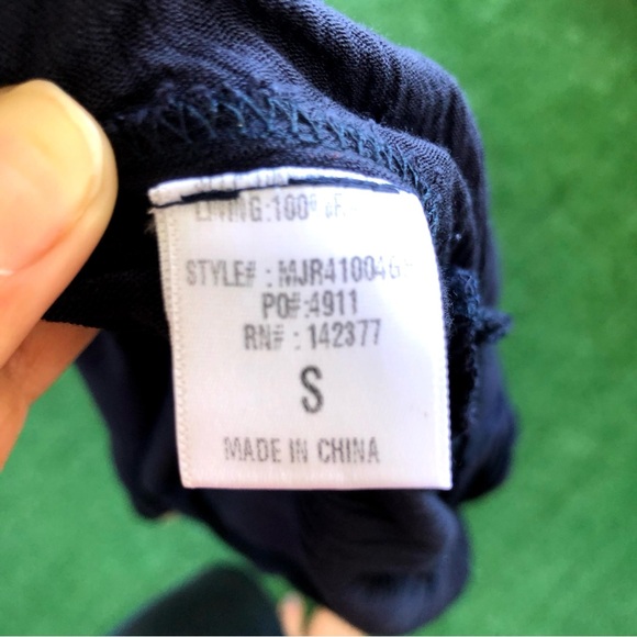 Navy blue cold shoulder long sleeve Romper Embroidered Design Size S - Picture 5 of 9